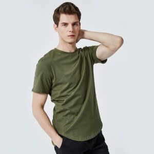 Olive green personalized t-shirt wholesale