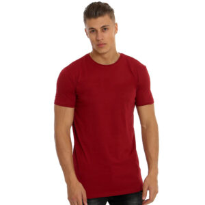Mens 100%cotton blank tshirt mens red tshirts
