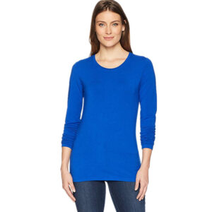 Plain Soft Full Sleeve blue T-Shirt