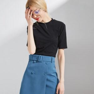 Wholesale Custom Printing Ladies Crop Top T Shirt