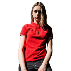custom women's office uniform design polo shirt manufacturer