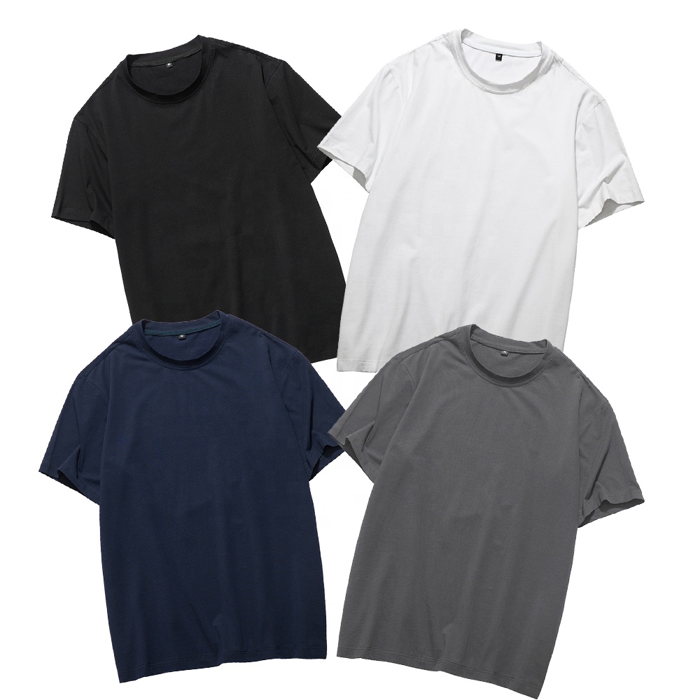 mens tshirts basic tshirt mens solid clothing T-shirts - Image 7