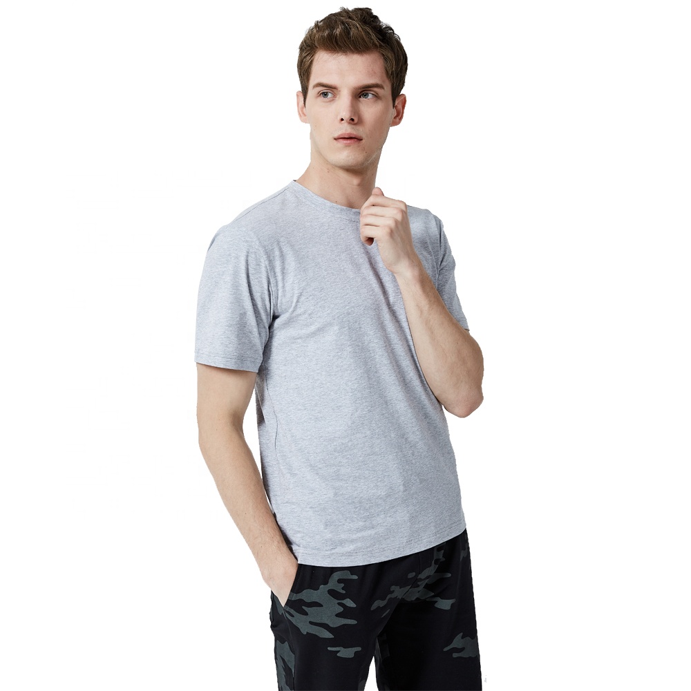 mens tshirts basic tshirt mens solid clothing T-shirts - Image 5