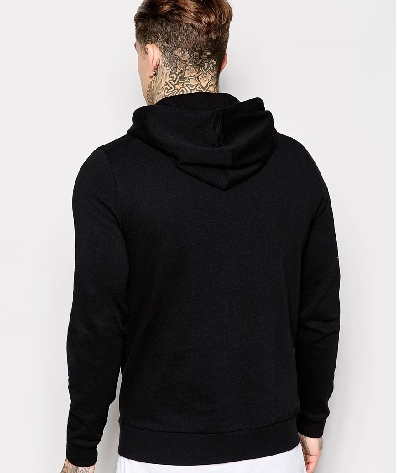 fashion simple design mens sweatshirt extra long - Image 3