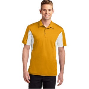 Custom Men Sport 100% Polyester Smooth Moisture Polo Shirts