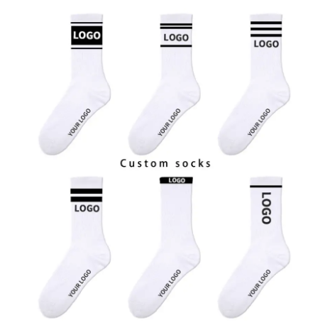 Customize Unisex Adult Everyday Cushioned Training Crew Socks