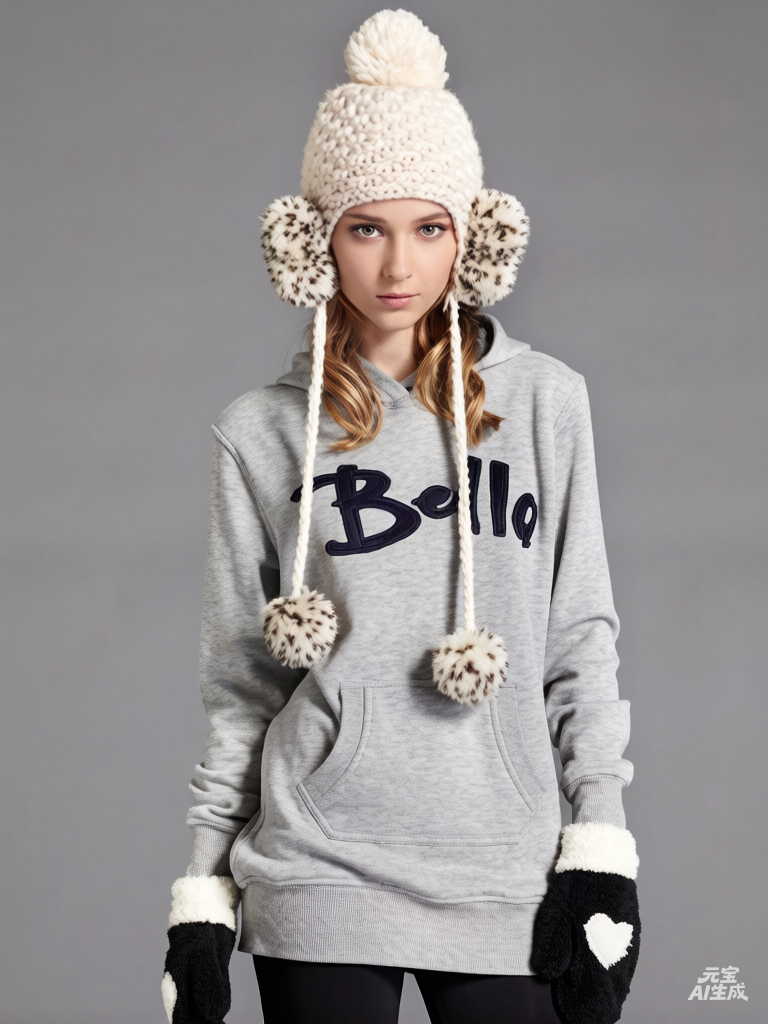 Hot Selling Fashion Design Embroidery Patch Women Hoodies - Image 3